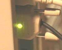 Green indicates ready