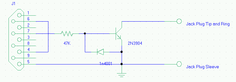 Serial port based DSLR control circuit